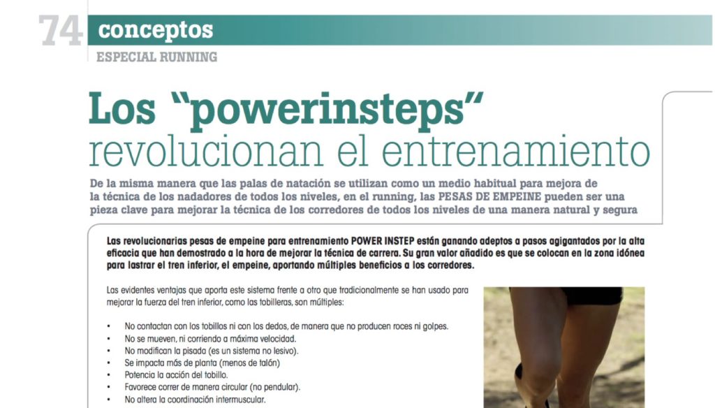 El reportaje sobre Power Instep en Tradesport