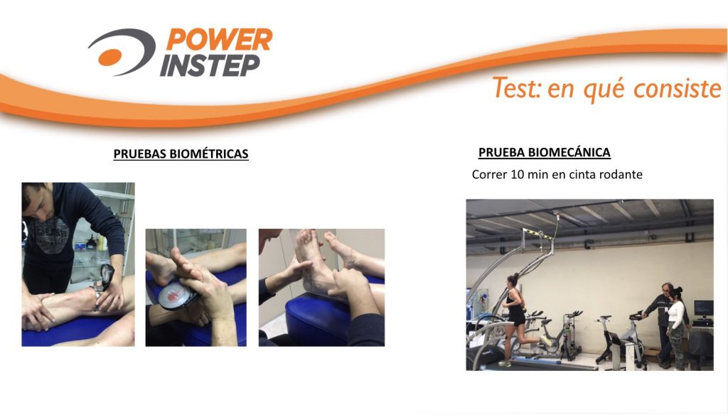 Estudio de las pruebas biométricas y biomecánicas de Powerinstep