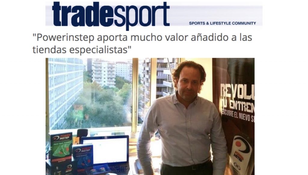 Entrevista del fundador de Powerinstep Vicente Borés en la revista Tradesport
